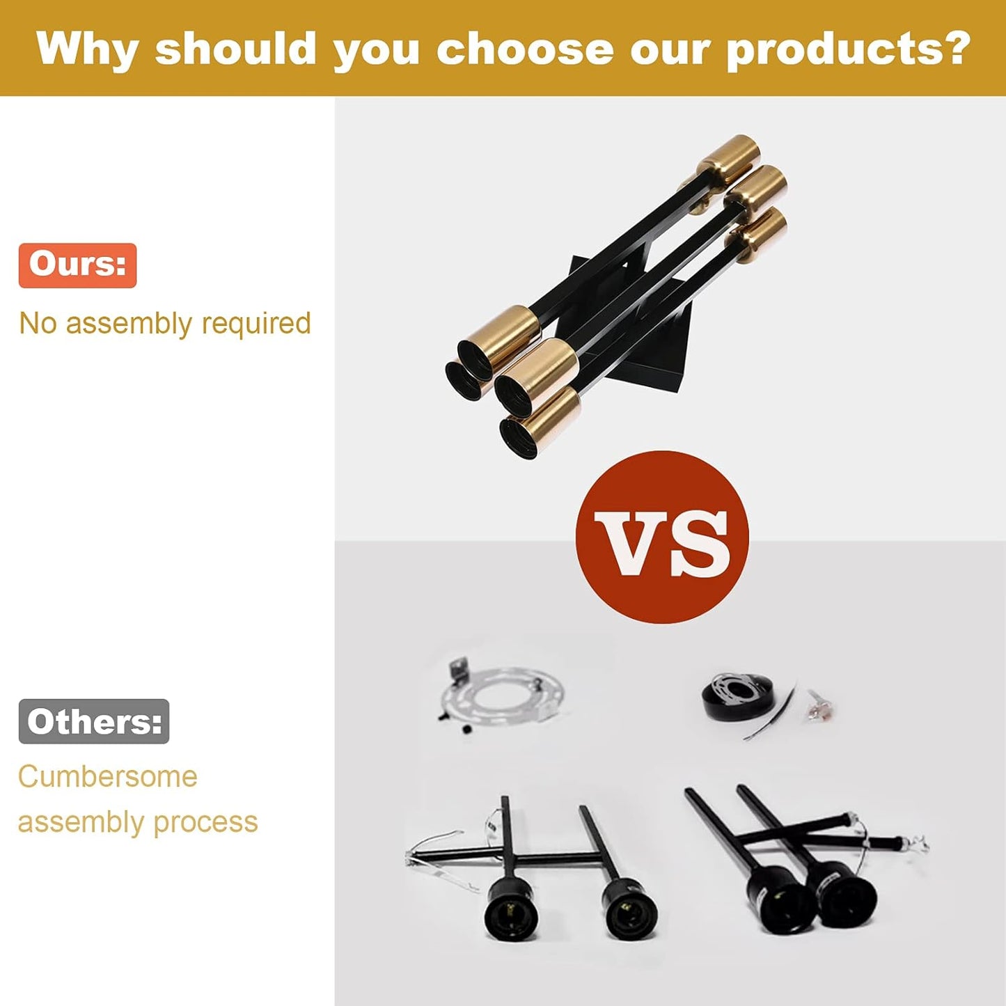 Semi Flush Mount Ceiling Light Fixture, 8 Light Vintage Sputnik Chandelier, Modern Ceiling Lamp for Kitchen Bedroom Living Room Bathroom Dining Room Hallway Farmhouse